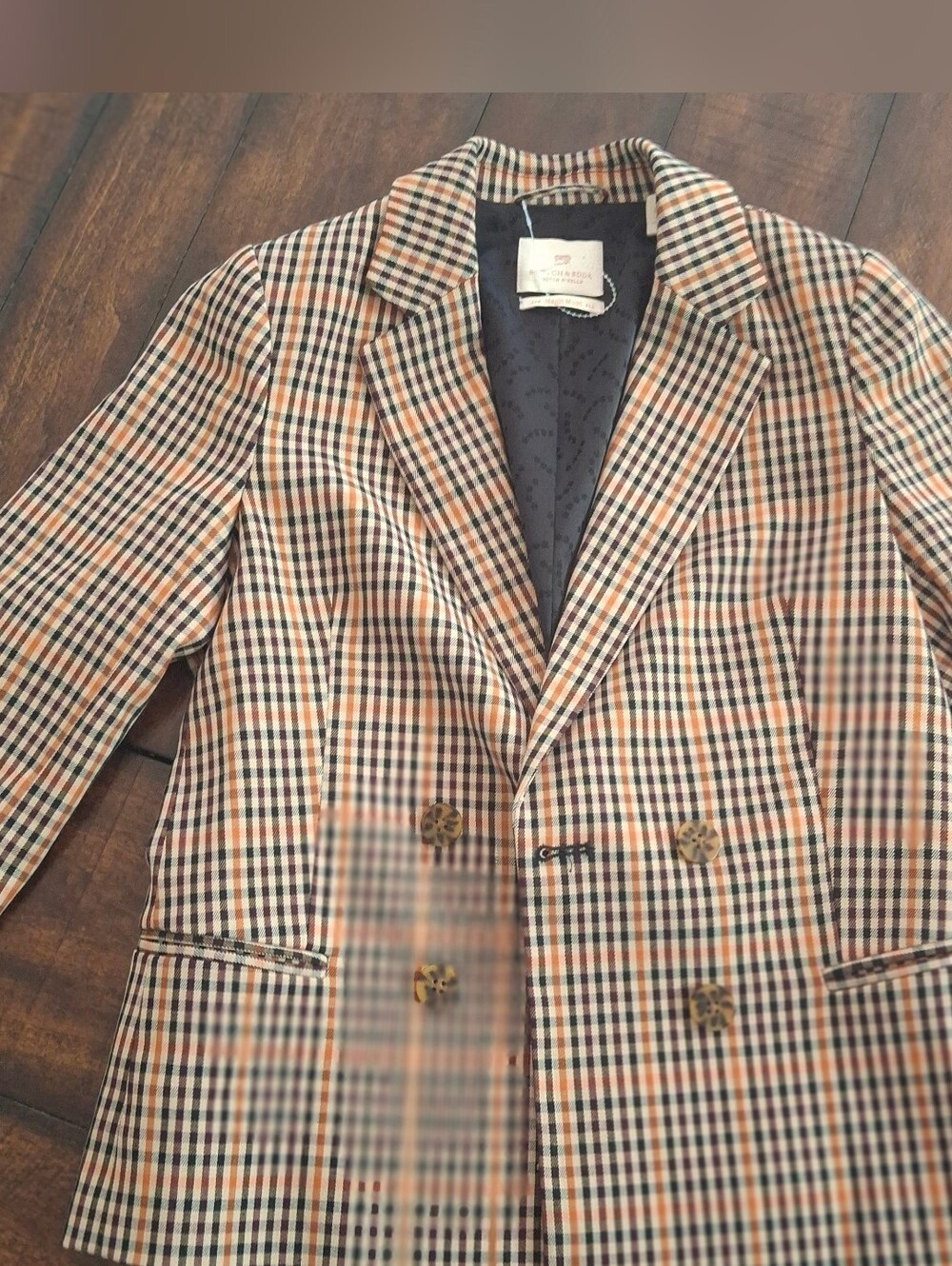 Scotch & Soda Plaid Blazer
